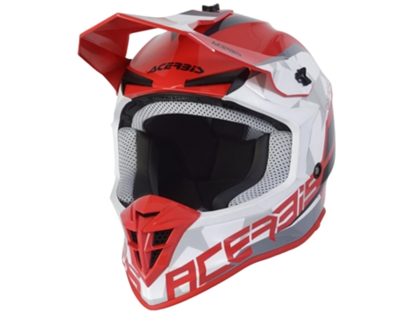 Casco ACERBIS - Linear Rojo/Blanco - Xl