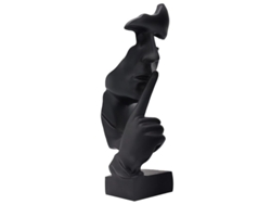 2026-escultura De Hogar Moderna Negro Figura Del Pensador Decoración De Mesa Para Sala Oficina