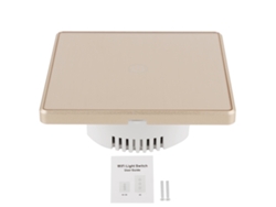 Mando a distancia inalámbrico táctil inteligente de 800 W, universal, color dorado.