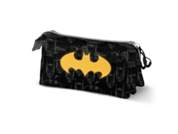 Batman Batstyle Estuche Portatodo Triple ECO, Negro