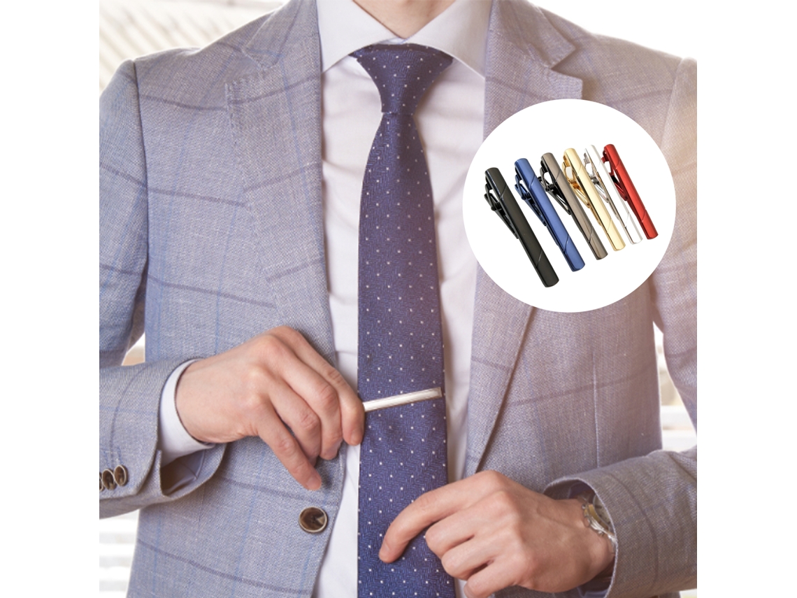 Pinza De Corbata Clásica Para Hombre, Ideal Para Negocios, Bodas Y Como Accesorio Sencillo Para Corbata.