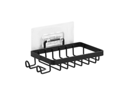 Jabonete De Pared Preto Inox Sin Necessidad De Furo