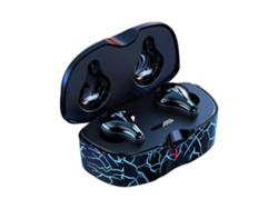 YEMAESRE Auriculares Bluetooth para Juegos Estéreo Mini Auriculares Deportivos Intrauditivos con Micrófono YEMAESRE Crackblue