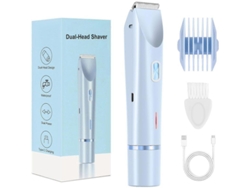 Rasoir Électrique Pour Femmes Tête Double, Tondeuse Bikini Électrique, Depilation Usage Humide Sec