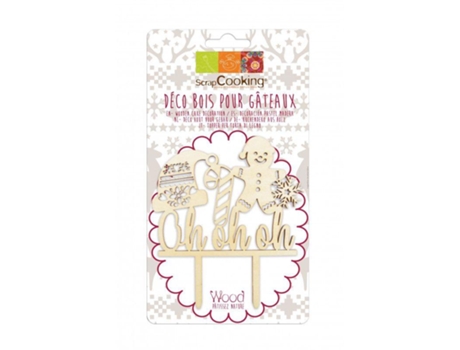 Pastel topper de madera - Ohohohohoh SCRAPCOOKING