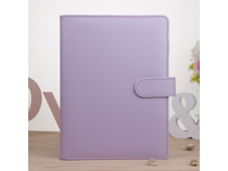 Cuaderno A5 Color Morado Macaron, Encuadernación De Lámina Suelta, Papel Grueso, Regalo Para Niños Y Niñas.