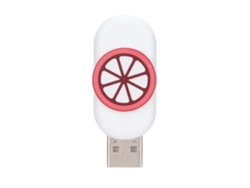 Unidad Flash Usb 64gb De Diseño De Mango De Mangostán Animado, Lindo Y Miniatura, Portátil