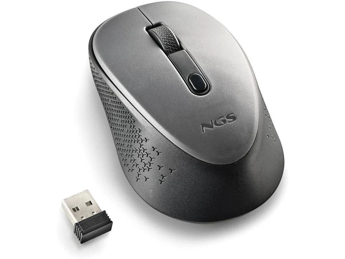 Ratón Inalámbrico NGS Dew (Gris)