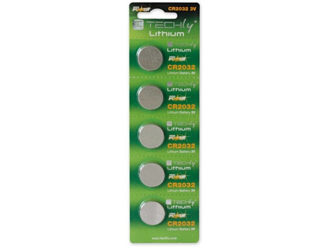 Pilas TECHLY CR2032