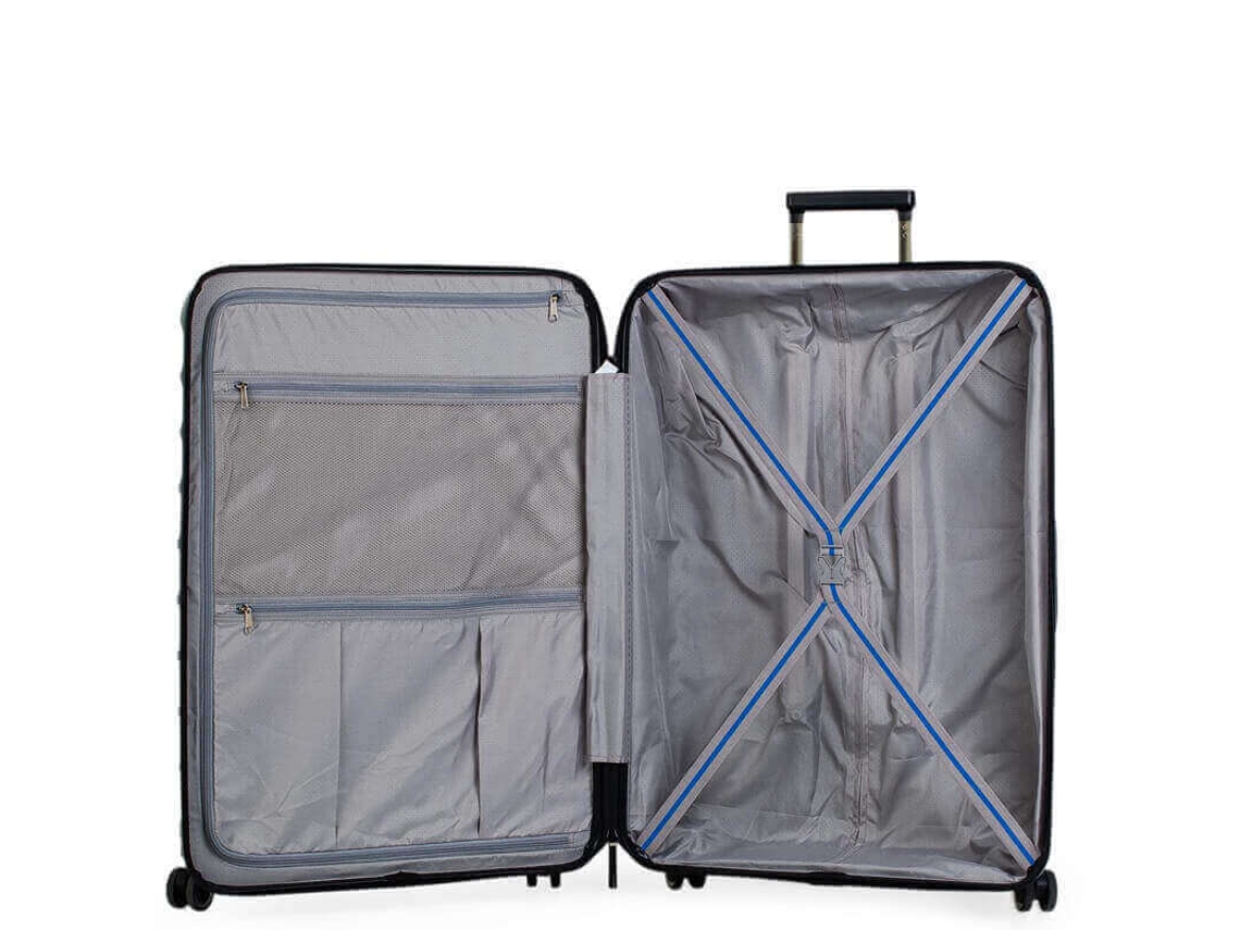 Maleta de viaje mediana/trolley 66cm 4r Dublin Red Jaslen