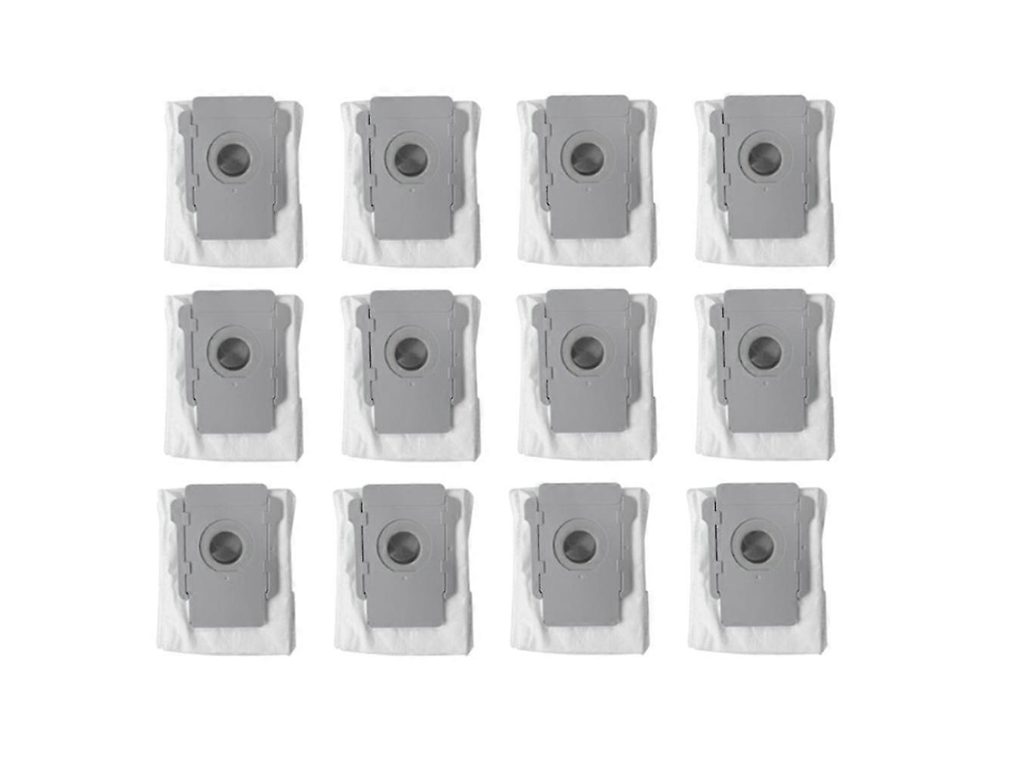 Paquete de 12 bolsas para aspiradora I7 I7+/plus S9+ (9550) Bolsas de eliminación automática de suciedad con base limpia