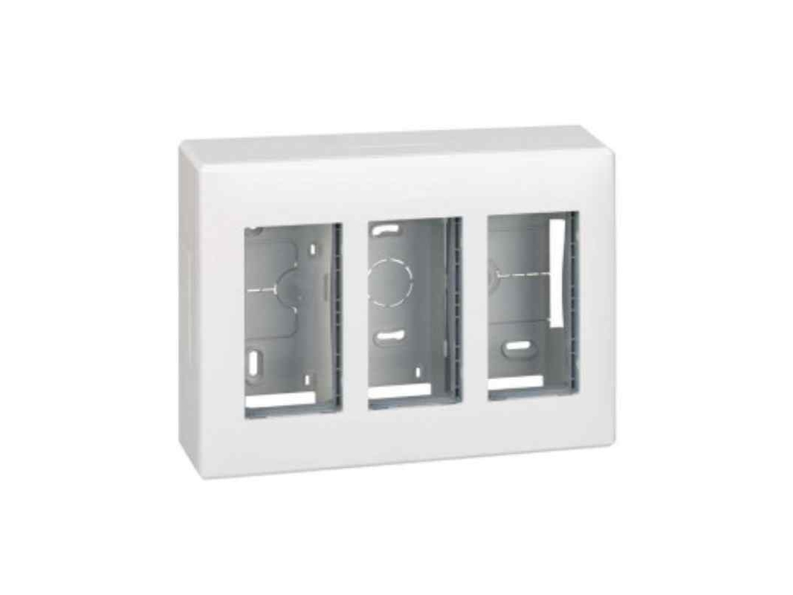 SIMON 500 Cima Caja Superfície 3 Módulos Blanco 51000003-030