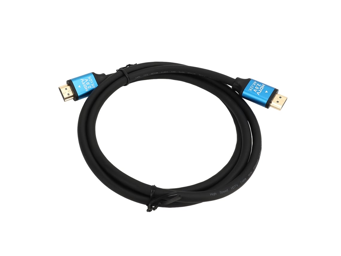 2026-cable De Interfaz Multimedia Hd 4k De Aluminio Y Pvc Para Tv Pc Portátil 5m/16.4ft Azul