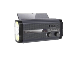 Radio meteorológica de emergencia, manivela solar, radio portátil AM/FM con 5 modos de carga, cargador de teléfono celular GOKOCO