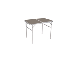 Mesa Plegable Marrón 90x60 cm para Jardín y Playa, Marbueno Verano
