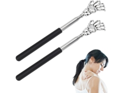 1 Par Raspador Costas Extensible 22-59 Cm, Para Masaje Cabeza/cuerpo