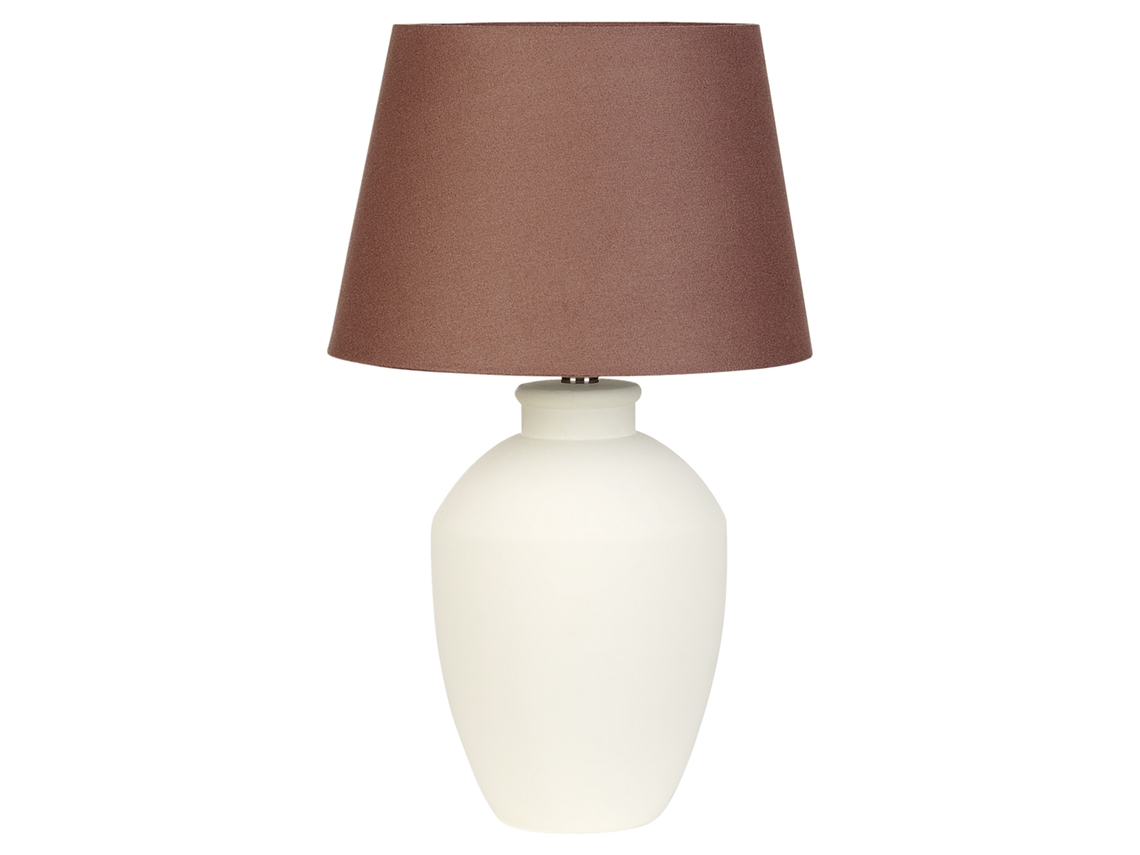 Lámpara de mesa BELIANI Arcos de Cerámica Blanco 33x33x55