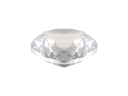 Pisapapeles de cristal K9 con diamantes 2025 80 mm, creador de arcoíris, diamantes de prisma de vidrio, decoración de mesa para bodas