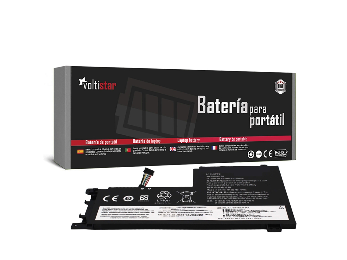 Batería para portátil Lenovo Ideapad 5 15ial7 L19d3pf3 L19m3pf6 Tipo A Voltistar (82sf)