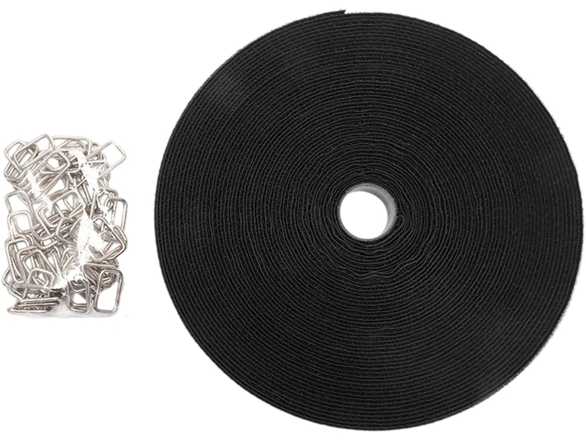 Rollo De 50 Bridas De Nailon Extra Anchas De 10 M Con Mecanismo De Bloqueo.