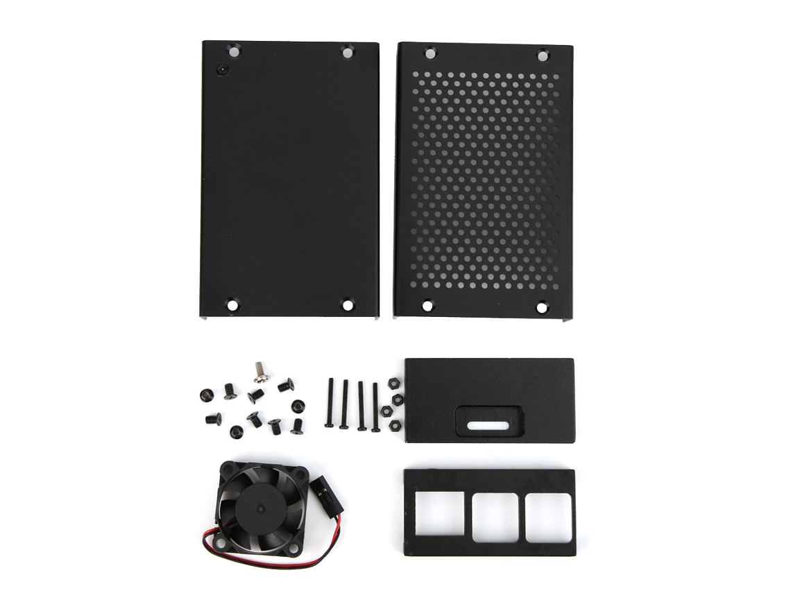 Cubierta De Aleación De Aluminio Anticorrosión Y Resistente Al Óxido Para Raspberry Pi 4 Con Disipación De Calor.