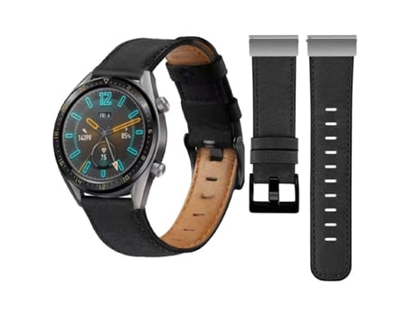 Correa Classic Vintage em Pele Ecológico Garmin Tactix 7 Pro Ballistics Edition Negro