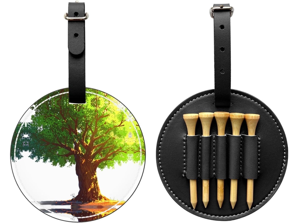 Bolsa Para Tees De Golf Material Impermeable, Resistente Al Desgaste, A Prueba Humedad Clip Cinturón, Hebilla