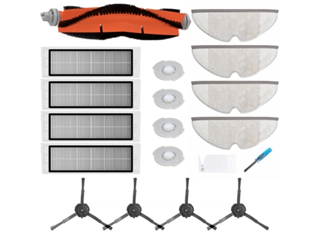Filtros cepillos de destornillador para Xiaomi Roborock S50 S55 S5 1S Xiaowa E20 E25 E35 aspiradora limpiadora limpiamoquetas de repuesto para el h...