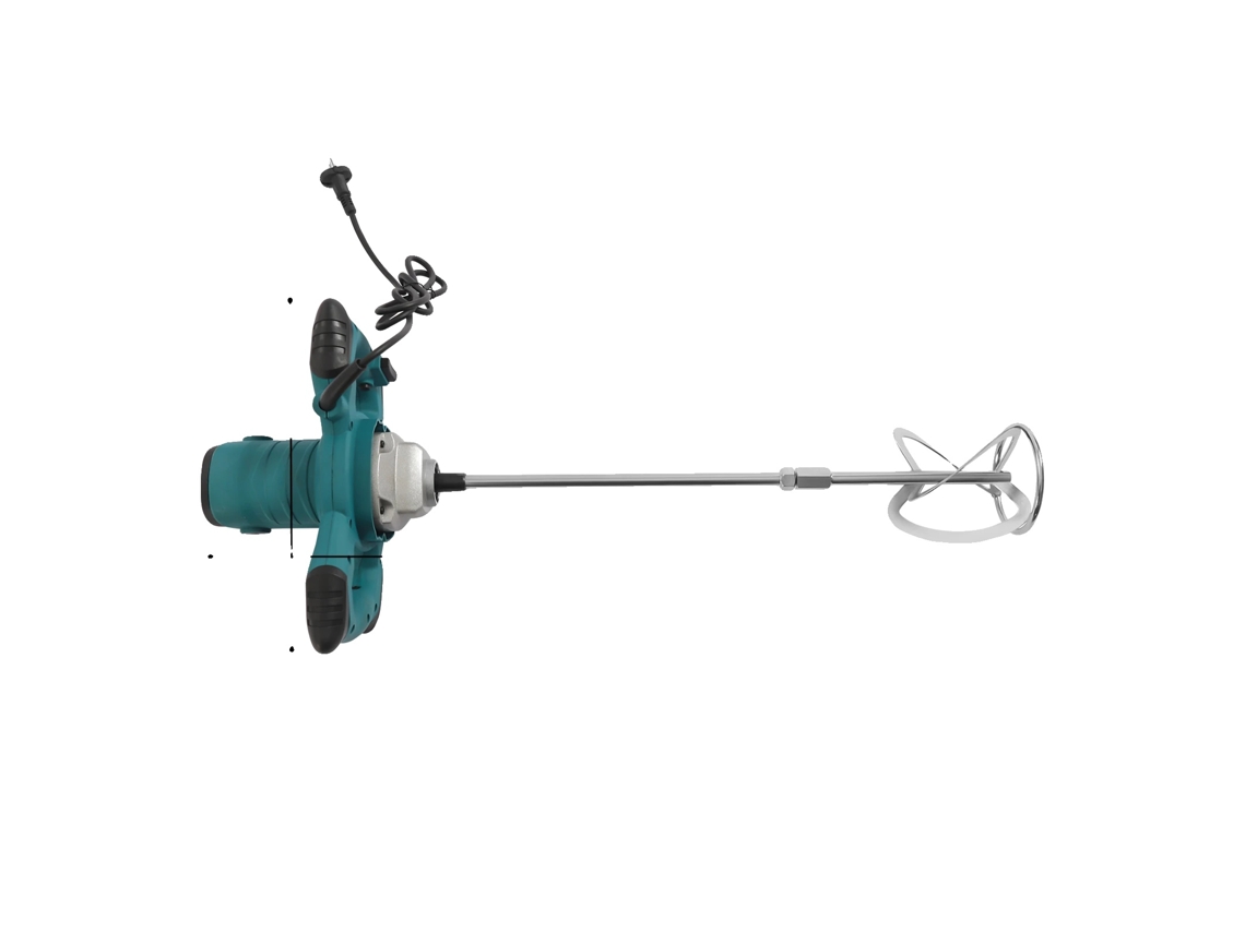 Hormigonera portátil, 2100 W de potencia, 6 velocidades ajustables, azul claro, OEM de la UE