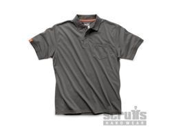 SCRUFFS T55420 Polo Eco Worker, color gris