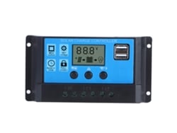 Controlador De Carga Solar Pwm Lcd De Doble Puerto Usb De 60 A, 12 V/24 V, Para Baterías De Plomo-ácido.