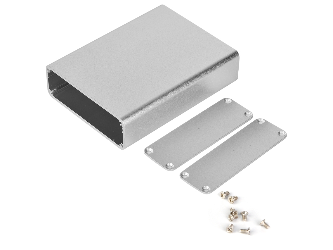 Caja De Enfriamiento Integrada De Aluminio Para Proyectos Diy Electrónicos Led 28x84x110mm
