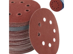 2026-discos De Lijar 125mm, 30 Piezas, Grano 120, 8 Agujeros Para Lijadora Orbital Aleatoria Jwd