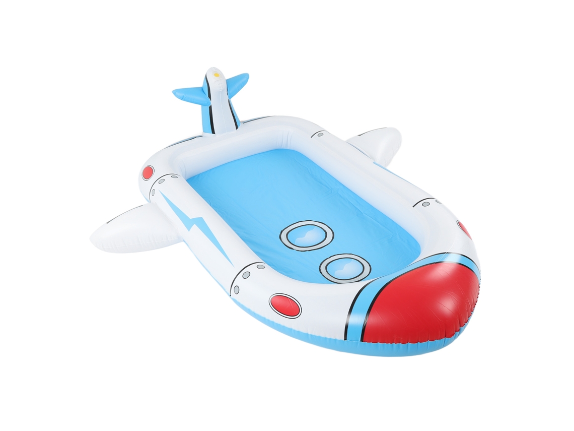 Piscina inflable con aspersor de PVC, juguete acuático para niños, jardín al aire libre