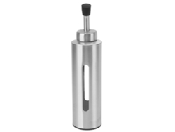 Botella Dispensadora Redonda De Acero Inoxidable De 220 Ml Para Aceite De Oliva, Vinagre Y Salsa De Soja.