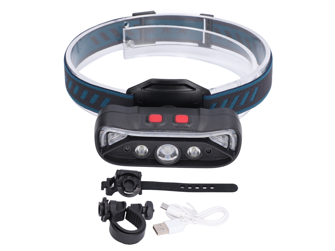 2026-linterna Frontal Led Multifuncional Recargable Usb Impermeable Con Sensor De Movimiento Para Pesca