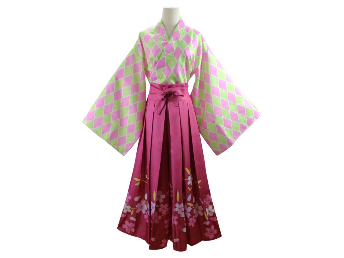Traje de kimono cosplay Demon Slayer porque Kanroji MitsuriXL