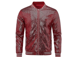 2026-chaqueta Casual De Lentejuelas Para Hombre Con Cremallera Para Fiestas