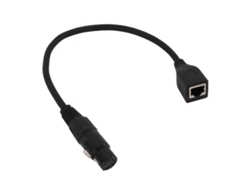 Cable Dmx Plug And Play De 5 Pines Xlr Hembra A Rj45 Hembra, 0,3 M, Para Estudio De Grabación