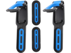 Portabicicletas Techo 2 Piezas Resistencia Gancho Giratorio Pared Almacenamiento Exterior Soporte Bicicletas