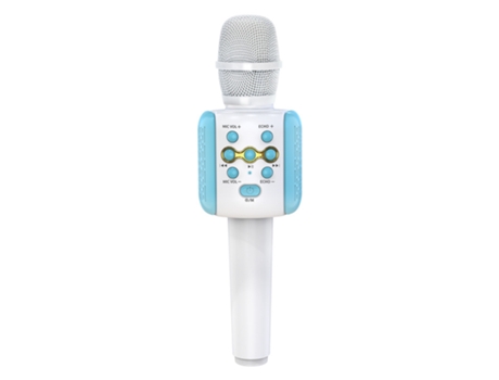 Micrófono TOPK de karaoke azul HAITUN