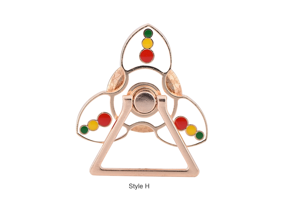 Soporte Anular Con Giroscopio Para Teléfono (soporte Para Teléfono, Giro En La Punta De Los Dedos)