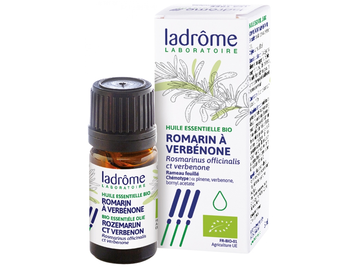 Aceite Esencial Romero Con Verbenona Rosmarinus Officinalis Ct Verbenone Bio 5 Ml LADRÔME