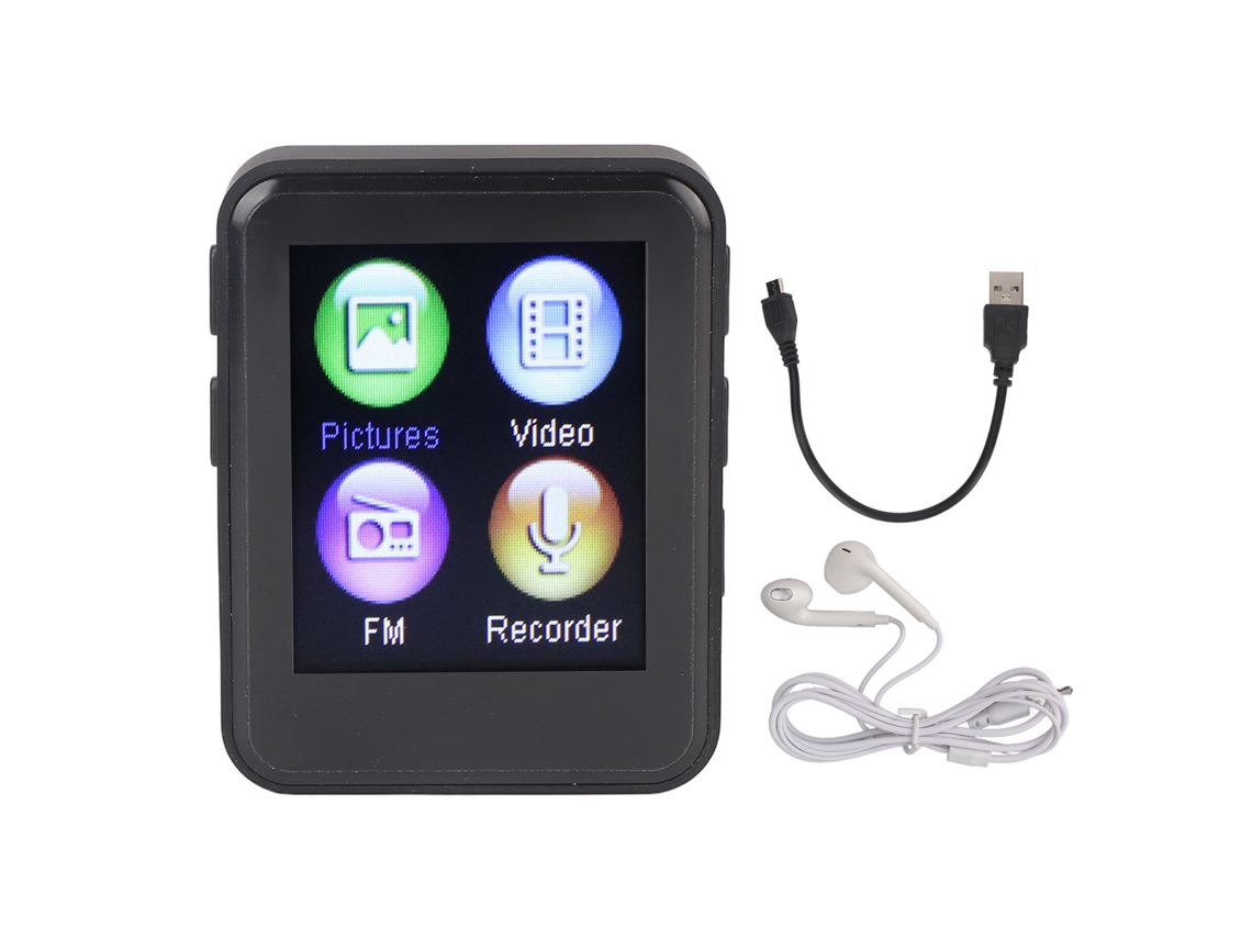 Reproductor Mp3 Con Altavoz Integrado, Lectura De Libros Electrónicos, Reproductor De Música Portátil Hifi, Bluetooth 5.0