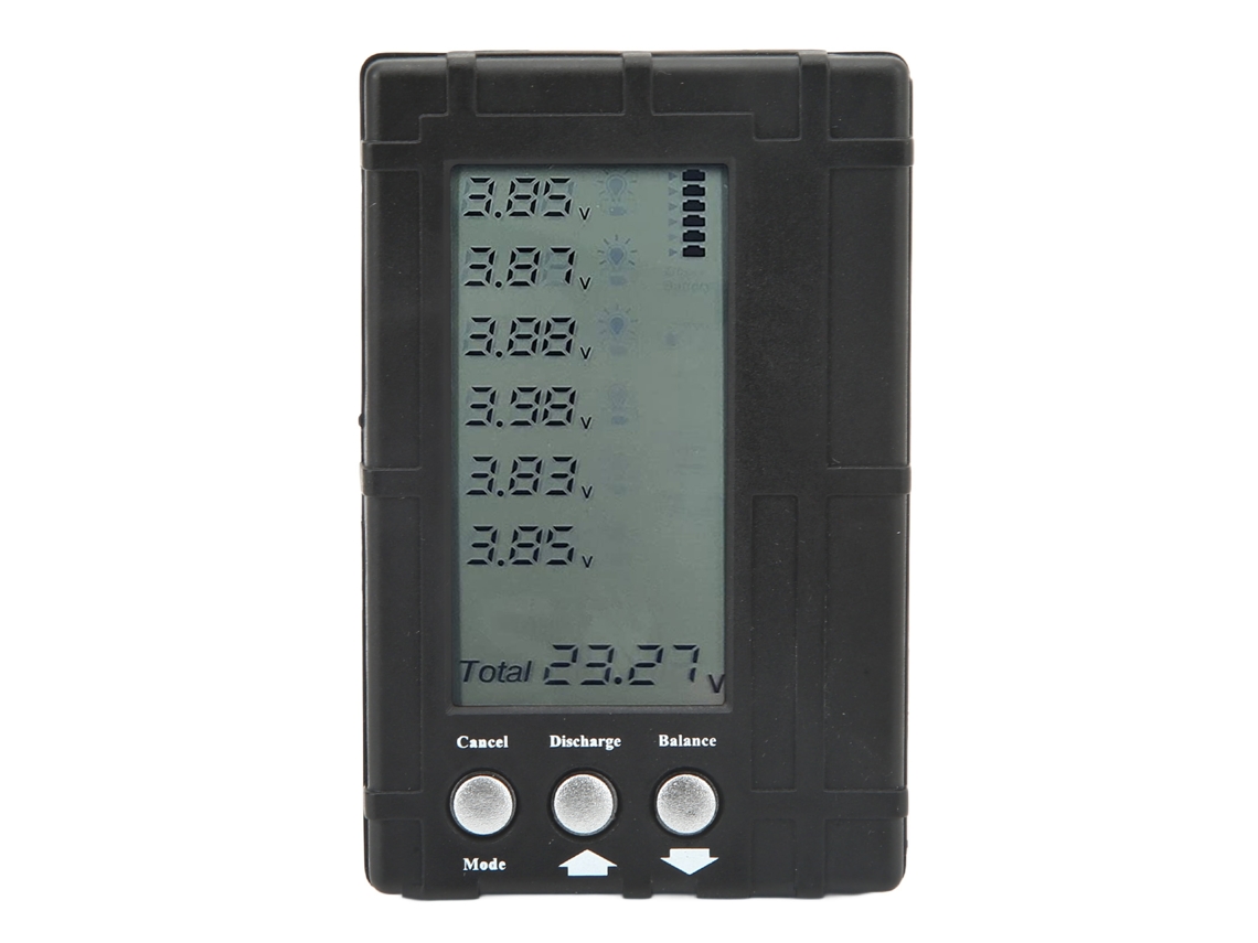 Comprobador/equilibrador De Capacidad De Baterías 3 En 1 Con Pantalla Lcd Para Modelos De Aviones.