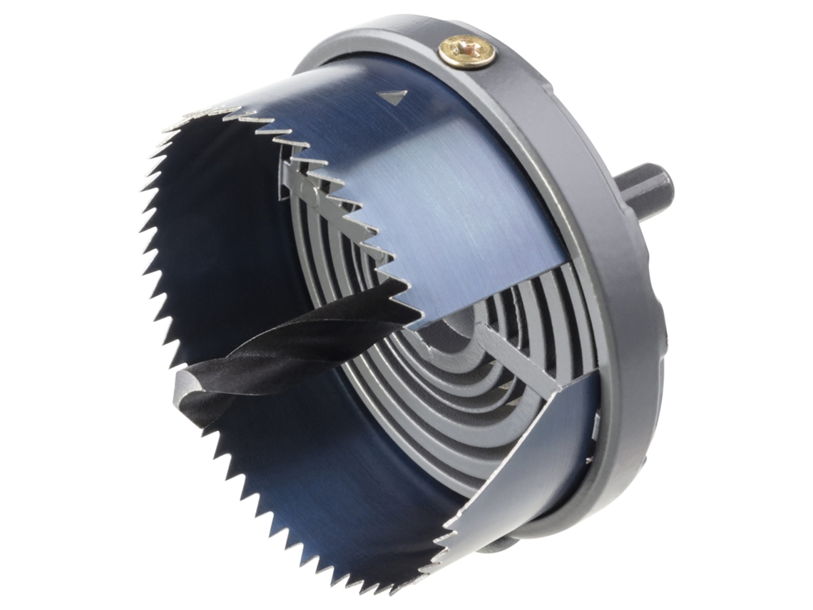 Wolfcraft 2157000 - 1 Sierra De Corona Standard, Cuerpo Metálico, Ø 68 Mm