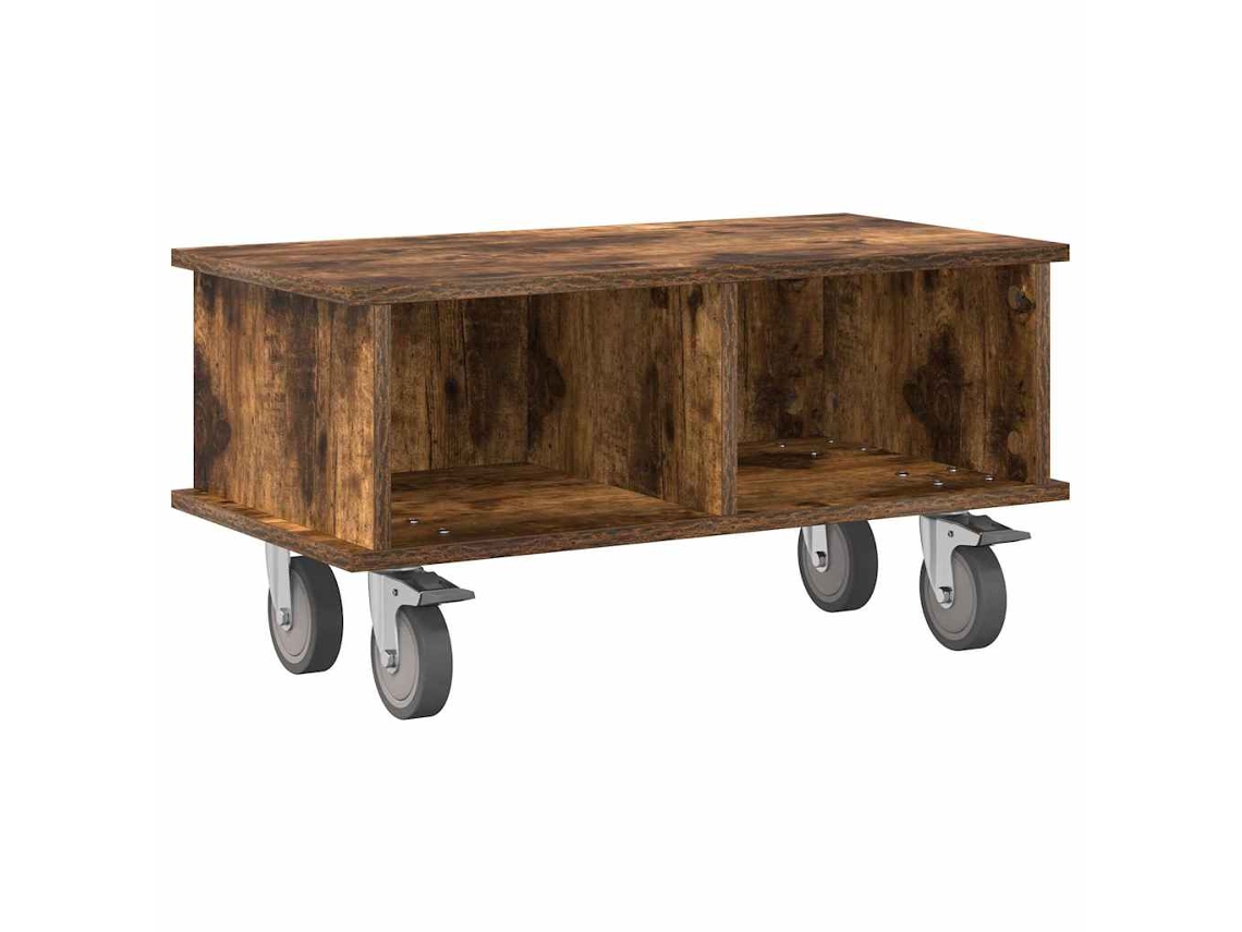 Mueble de TV de roble ahumado 68,5 x 35 x 35 cm MAISON EXCLUSIVE