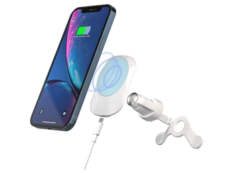 Soporte magnético para cargador de coche inalámbrico, soporte de carga rápida Qi de 15W, soporte para teléfono de coche Compatible con BISBISOUS