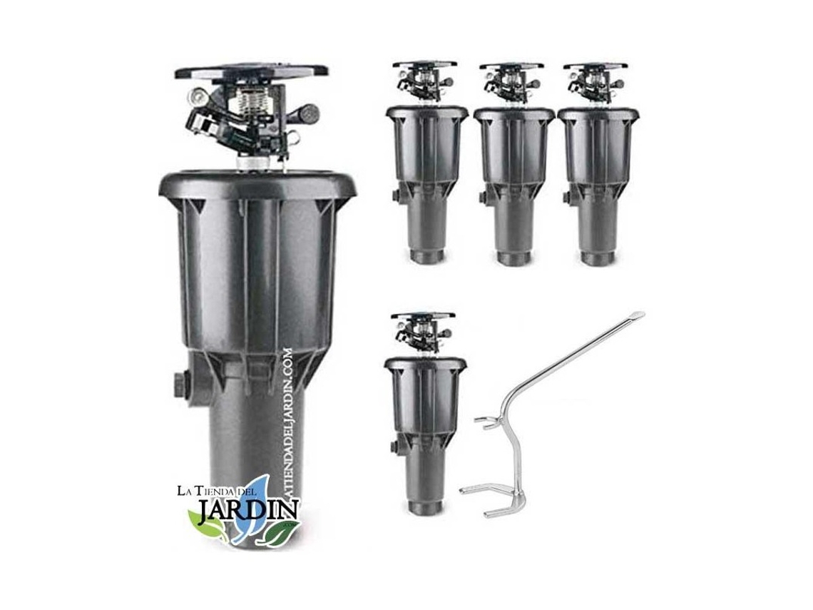 5 Aspersores RAIN BIRD Maxipaw 1/2 Y 3/4 Llave RAIN BIRD