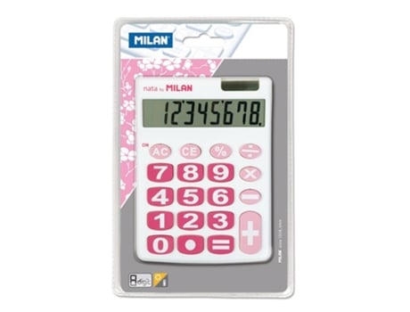 Calculadora Media Blanca MILAN 8 Dígitos